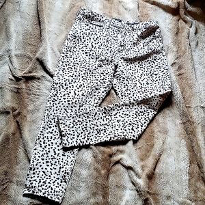 Banana Replublic Jeans High Rise Cheetah Print Size 31P